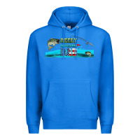 True Royal reely awesome dad  libbey glass Premium Hoodie - HRA Design Shop