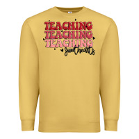 Antique Gold teaching Premium Sweatshirt - MaliasSmallBusiness