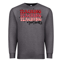 Charcoal Heather teaching Premium Sweatshirt - MaliasSmallBusiness