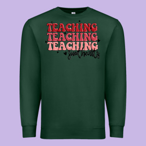 Teaching Premium Sweatshirt Designed By Maliassmallbusiness