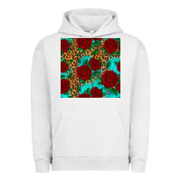 Pigment Lunar Rock leopard roses seamless pattern Urban Hoodie - HRA Design Shop