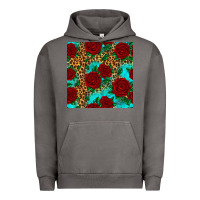 Pigment Tornado leopard roses seamless pattern Urban Hoodie - HRA Design Shop
