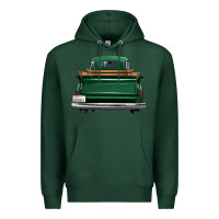Sports Green western green truck back view Premium Hoodie - FaDigitalArtStudio
