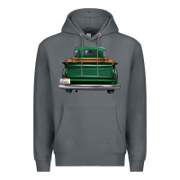 Rock western green truck back view Premium Hoodie - FaDigitalArtStudio