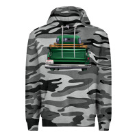 Slate Camo western green truck back view Premium Hoodie - FaDigitalArtStudio