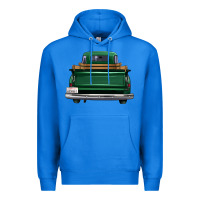 True Royal western green truck back view Premium Hoodie - FaDigitalArtStudio
