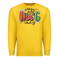 Lemon crazy dog lady Premium Sweatshirt - MaliasSmallBusiness