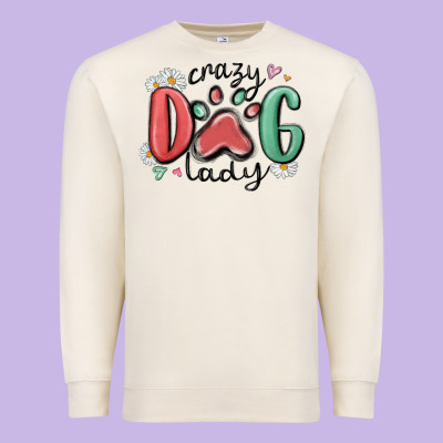 Premium Sweatshirt crazy dog lady