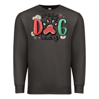 Smoke crazy dog lady Premium Sweatshirt - MaliasSmallBusiness