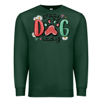 Sports Green crazy dog lady Premium Sweatshirt - MaliasSmallBusiness