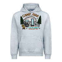 Heather Grey camp fire squad Urban Hoodie - CowhideDigitalArt