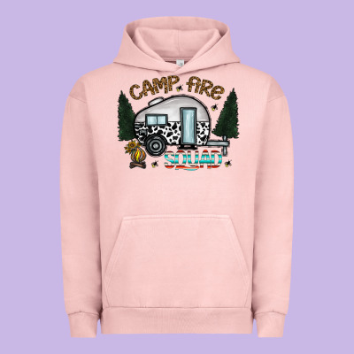 Camp Fire Squad Urban Hoodie Designed By Cowhidedigitalart