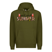 Army Green sweet sweet summer Premium Hoodie - CowhideDigitalArt