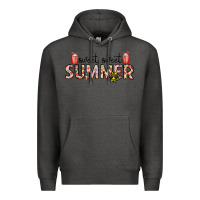 Charcoal Heather sweet sweet summer Premium Hoodie - CowhideDigitalArt