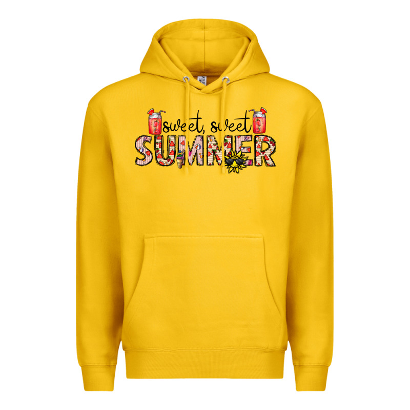 Sweet Sweet Summer Premium Hoodie by CowhideDigitalArt | Teevron