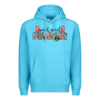 Ocean Blue sweet sweet summer Premium Hoodie - CowhideDigitalArt
