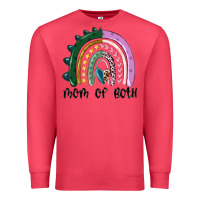 Cardinal mom of both rainbow Premium Sweatshirt - MaliasSmallBusiness