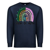 Navy mom of both rainbow Premium Sweatshirt - MaliasSmallBusiness