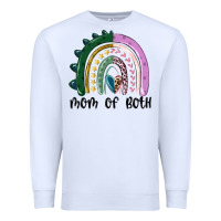 White mom of both rainbow Premium Sweatshirt - MaliasSmallBusiness