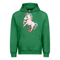 Emerald cute unicorn Urban Hoodie - FaDigitalArtStudio