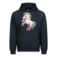Navy cute unicorn Urban Hoodie - FaDigitalArtStudio