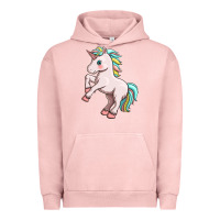 Pigment Salmon cute unicorn Urban Hoodie - FaDigitalArtStudio