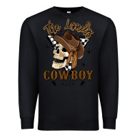 Black the lonely cowboy club Premium Sweatshirt - MaliasSmallBusiness