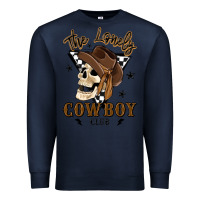 Navy the lonely cowboy club Premium Sweatshirt - MaliasSmallBusiness