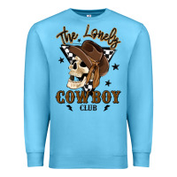 Ocean Blue the lonely cowboy club Premium Sweatshirt - MaliasSmallBusiness
