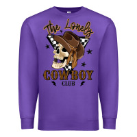 Purple the lonely cowboy club Premium Sweatshirt - MaliasSmallBusiness