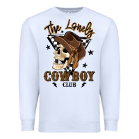 White the lonely cowboy club Premium Sweatshirt - MaliasSmallBusiness