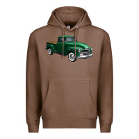 Chestnut western green truck right 34 view 1 Premium Hoodie - FaDigitalArtStudio