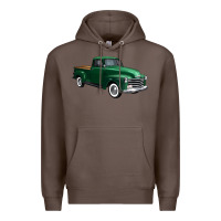 Western Green Truck Right 34 View 1 Premium Hoodie | Teevron
