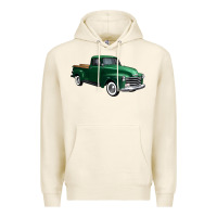 Tofu western green truck right 34 view 1 Premium Hoodie - FaDigitalArtStudio