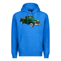 True Royal western green truck right 34 view 1 Premium Hoodie - FaDigitalArtStudio