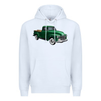 White western green truck right 34 view 1 Premium Hoodie - FaDigitalArtStudio