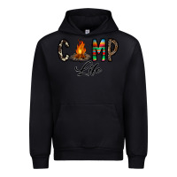 Black camp life Urban Hoodie - CowhideDigitalArt