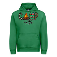 Emerald camp life Urban Hoodie - CowhideDigitalArt