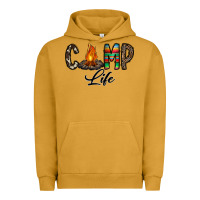 Pigment Peanut Butter camp life Urban Hoodie - CowhideDigitalArt