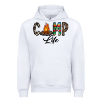White camp life Urban Hoodie - CowhideDigitalArt