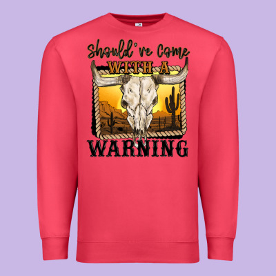 Premium Sweatshirt should've come with a warning