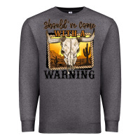 Charcoal Heather should've come with a warning Premium Sweatshirt - MaliasSmallBusiness