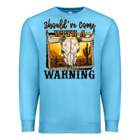 Ocean Blue should've come with a warning Premium Sweatshirt - MaliasSmallBusiness