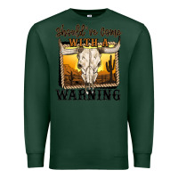 Sports Green should've come with a warning Premium Sweatshirt - MaliasSmallBusiness