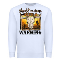 White should've come with a warning Premium Sweatshirt - MaliasSmallBusiness