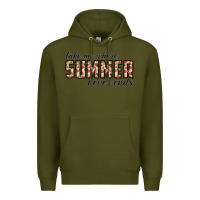 Army Green take me where summer never ends Premium Hoodie - CowhideDigitalArt