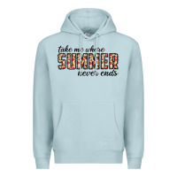 Blue Mist take me where summer never ends Premium Hoodie - CowhideDigitalArt