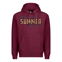 Burgundy take me where summer never ends Premium Hoodie - CowhideDigitalArt