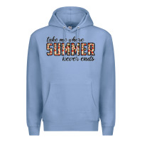 Colony Blue take me where summer never ends Premium Hoodie - CowhideDigitalArt