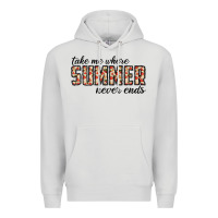 Dove Grey take me where summer never ends Premium Hoodie - CowhideDigitalArt